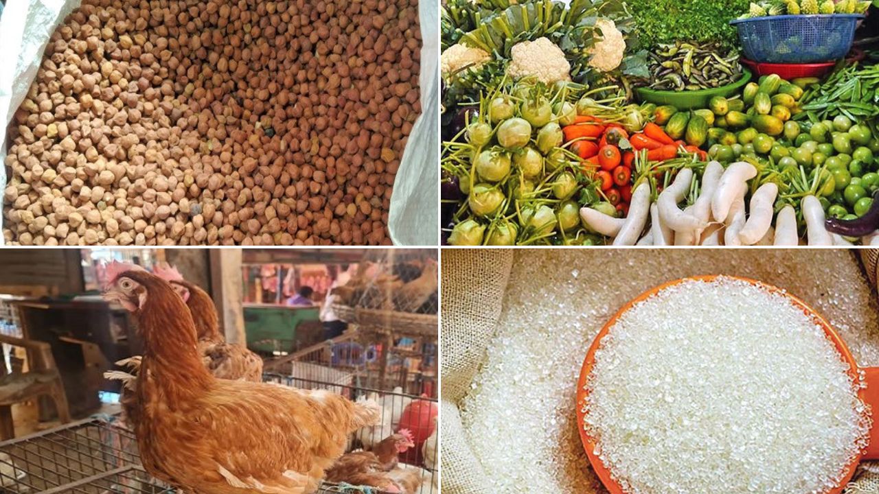 রমজানের আগেই বাড়তি দাম ছোলা-চিনি-মুরগির, স্বস্তি সবজি-পেঁয়াজে